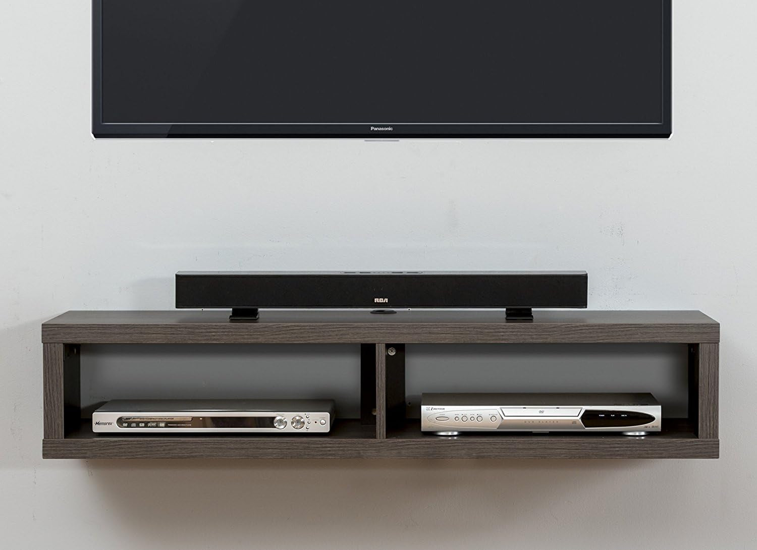 Floating TV Console, 48", Skyline Walnut